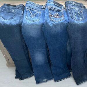 Blue Boot Cut Jeans